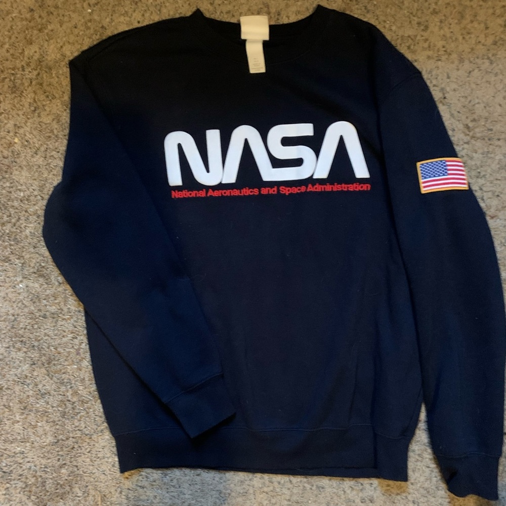Navy NASA (Ariana Grande Line) H&M Sweatshirt